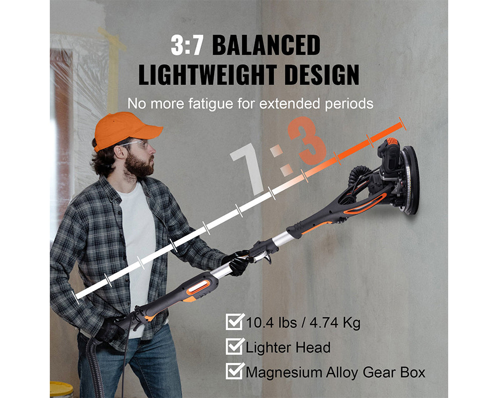 Electric Dry wall Sander 225MM Wall Grinding Machine