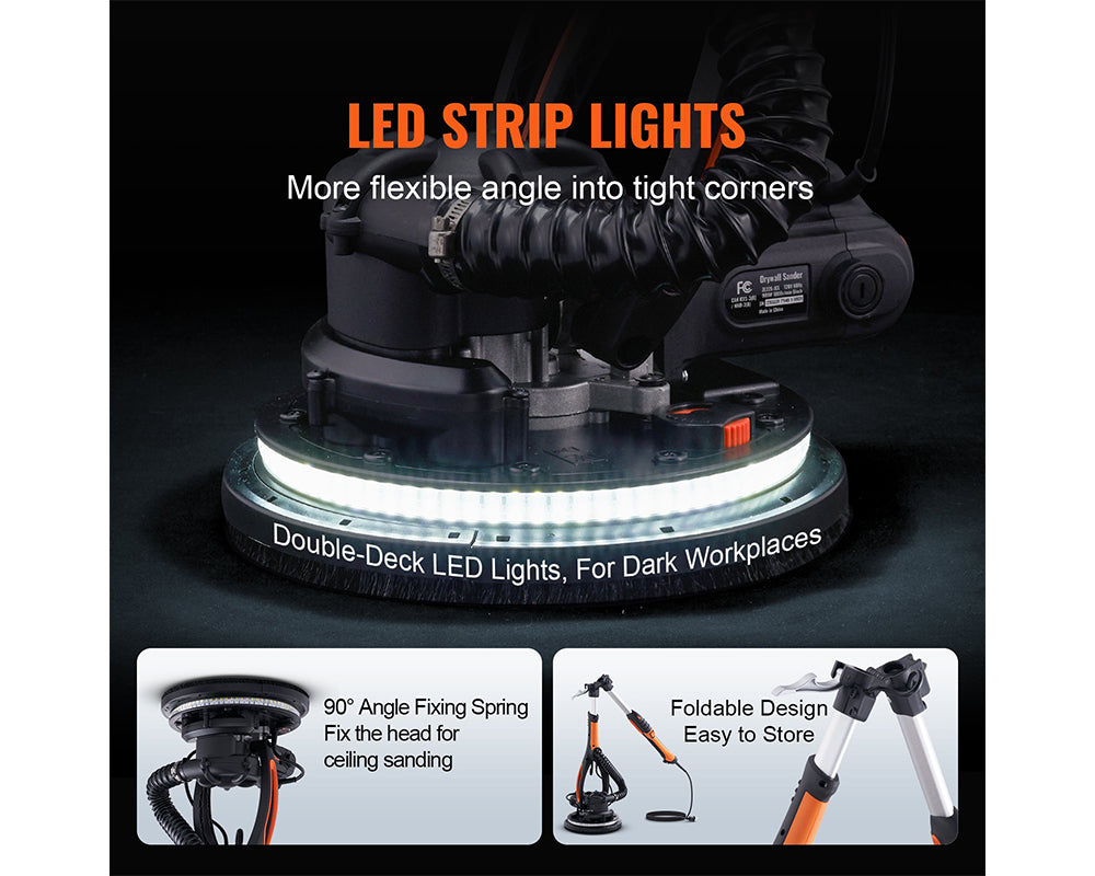 Electric Dry wall Sander 225MM Wall Grinding Machine