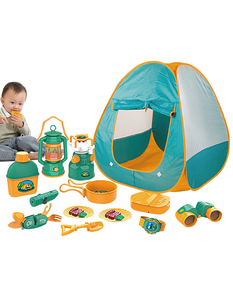 Outdoor Campfire Toy Set for Boys and Girls, Indoor Outdoor Pretend Play Set for Toddlers (3+)