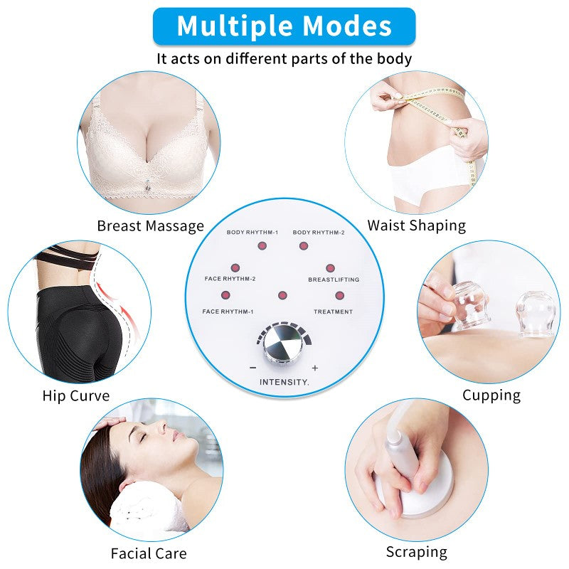 Vacuum Cupping Therapy Machine with 24 Acrylic Cups