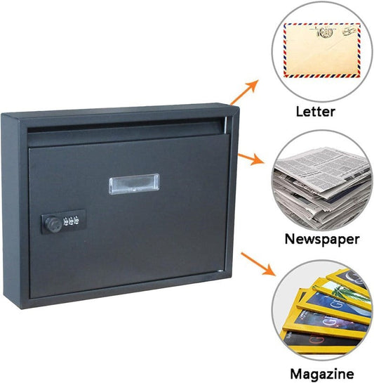 Metal Mailbox Letter Box for House
