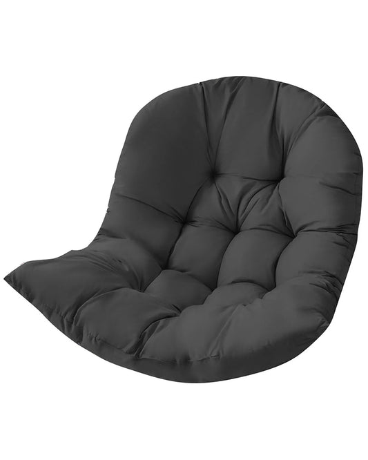 Hanging Chair Cushion for Hanging Chair, Patio Garden Hanging Basket Chair (Black)