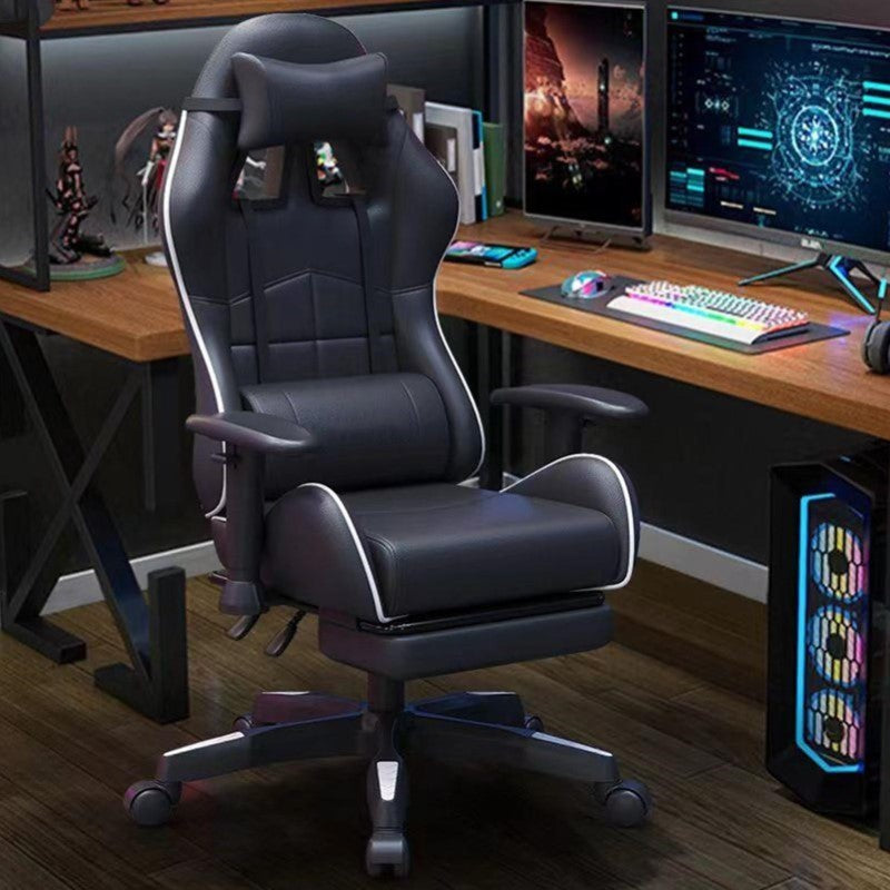 Gaming Chair with Footrest – Ergonomic Gaming Chair with High Back & Lumbar Support