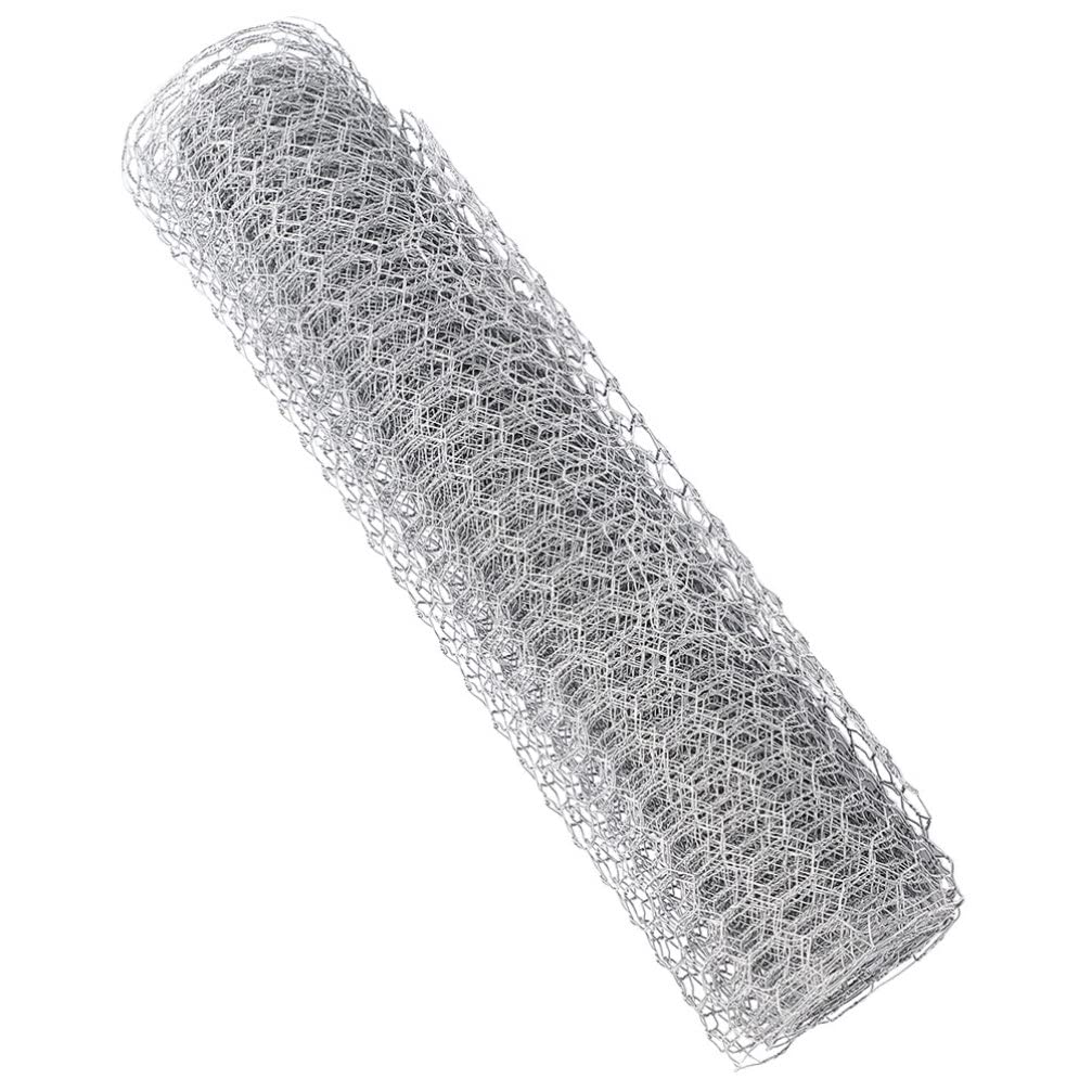 Wire Fence Mesh - 27M Galvanized Chicken Wire for Livestock, Poultry, and Garden Fencing