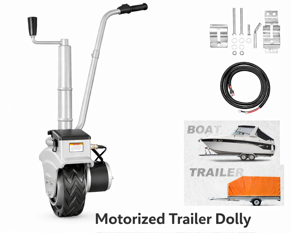 Electric trailer mover, Motorised Jockey Wheel Caravan Trailer Boat Power Mover