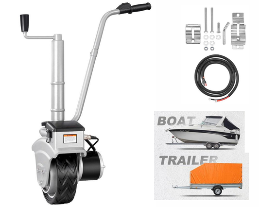 Electric trailer mover, Motorised Jockey Wheel Caravan Trailer Boat Power Mover