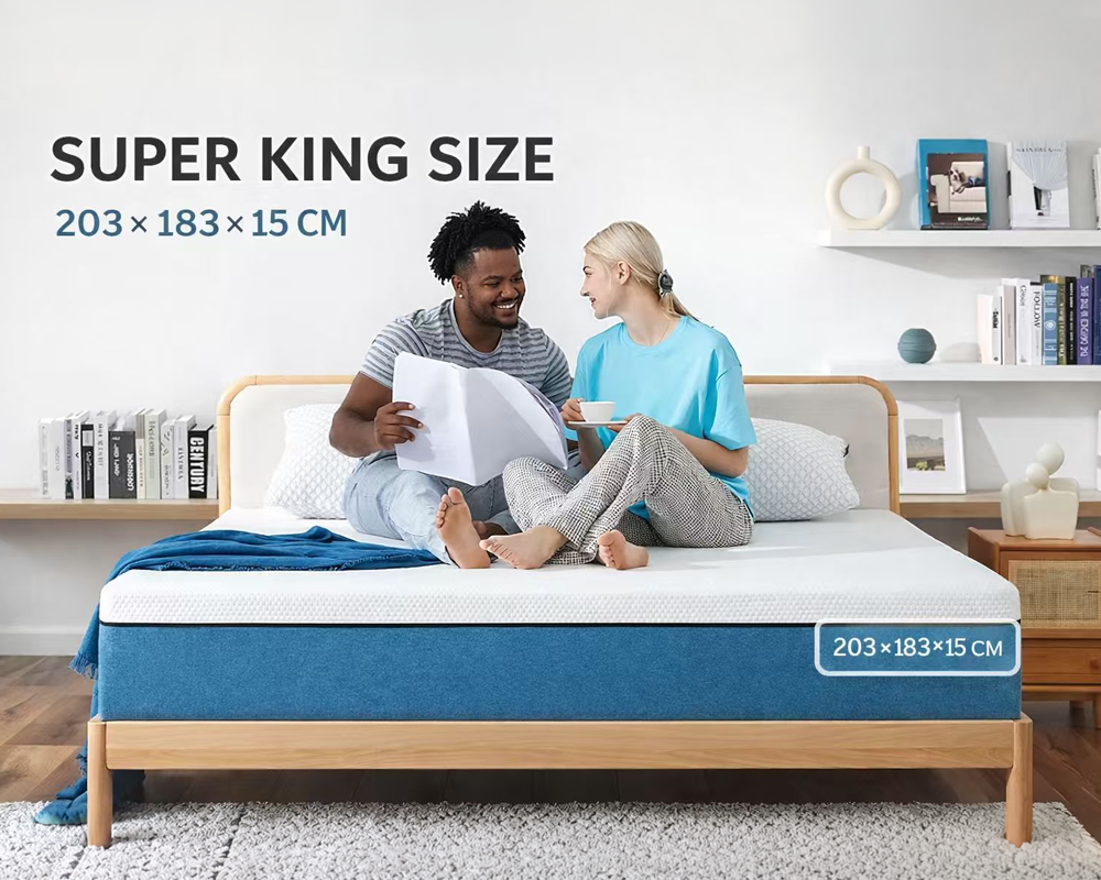 Super King Size Memory Foam Mattress Supreme Comfort