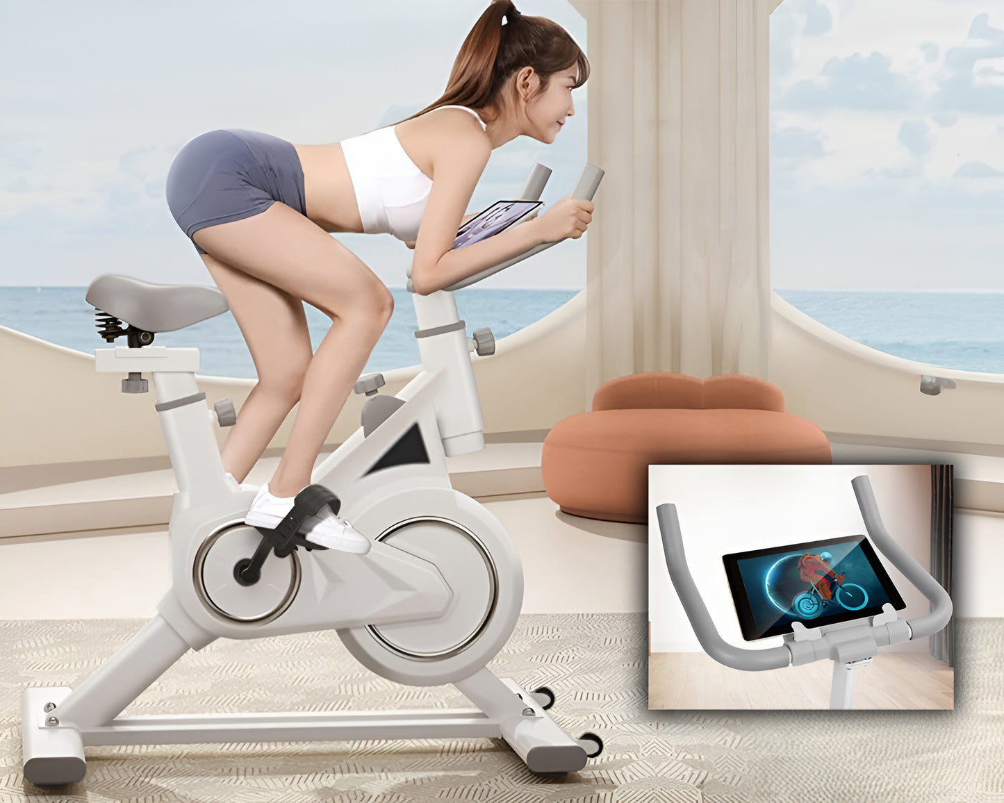 Exercise Bike for Home Gym Spinning Bicycle