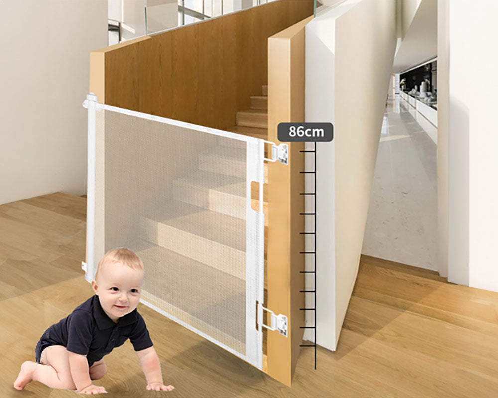 Retractable Safety Gate Fence For Pets And Children