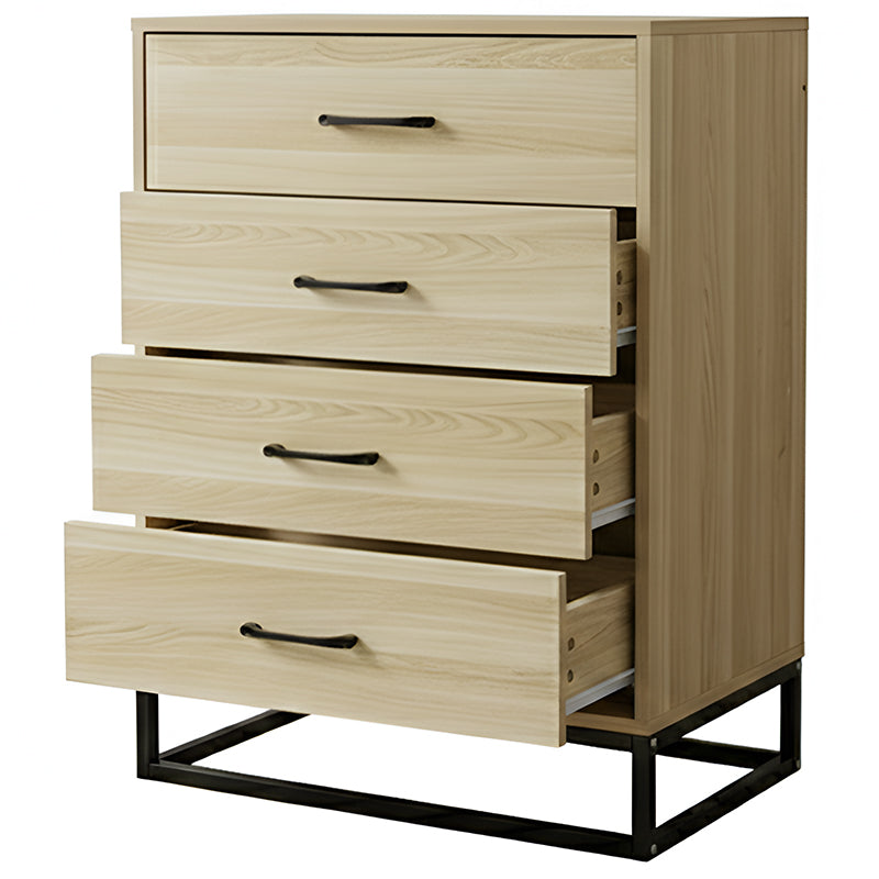 Tallboy Dresser 4 Chest Of Drawers Storage Cabinet