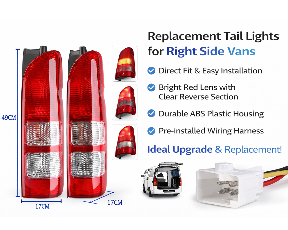 Right Car Tail Light Rear Brake Lamp Signal Light for Toyota Hiace