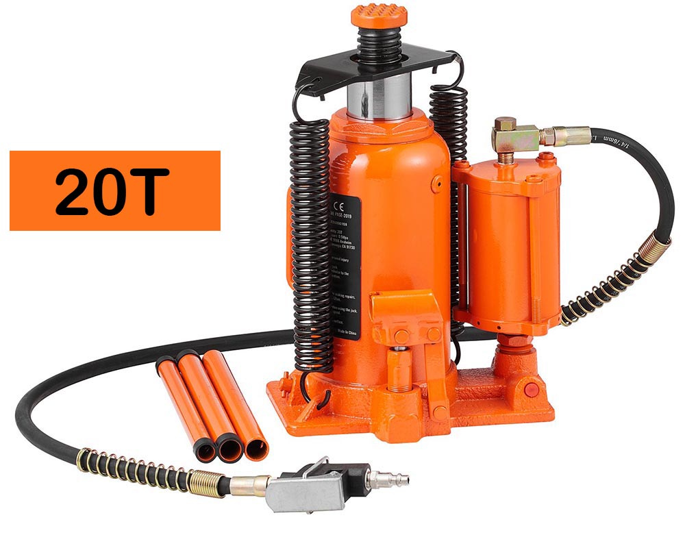 20 Ton Air Hydraulic Bottle Jack - Heavy-Duty Lifting for Cars