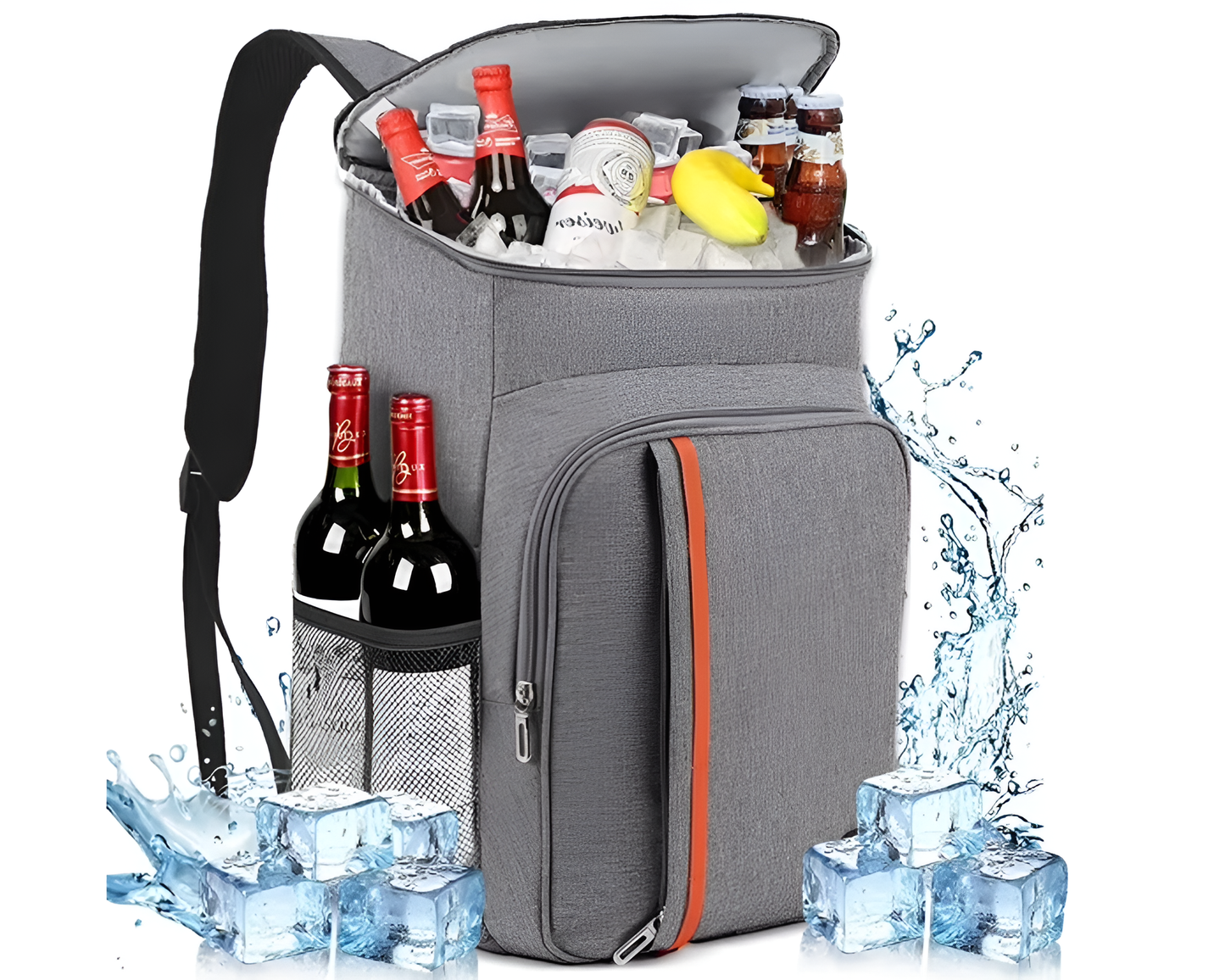 Hot and Cold Freezer Bag - Leakproof Waterproof Picnic Backpack