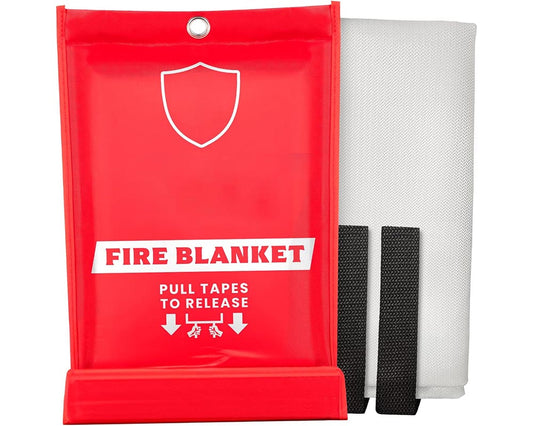 Fire Blanket Fiberglass Emergency Survival Safety Blanket (1 x 1M) Fire Emergency Blanket
