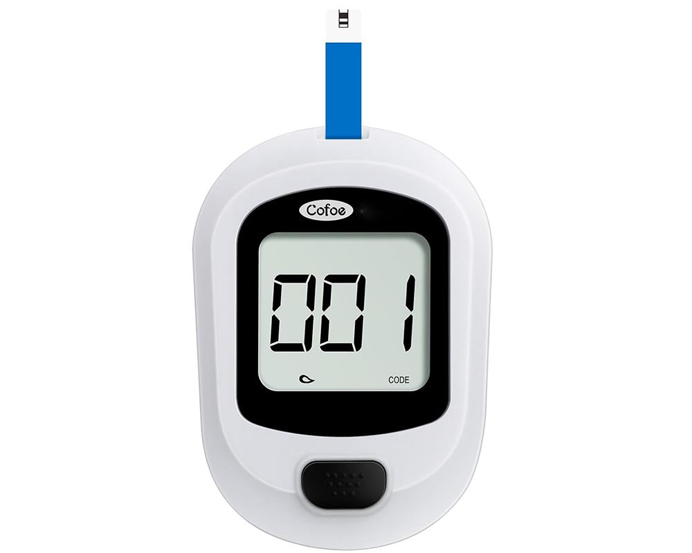 Cofoe Glucose Monitors Kit – 50 Test Strips, Lancets, and Glucometer for Accurate Blood Sugar Measurement