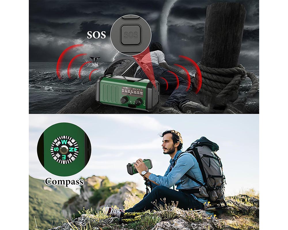 Emergency Radio Emergency Light