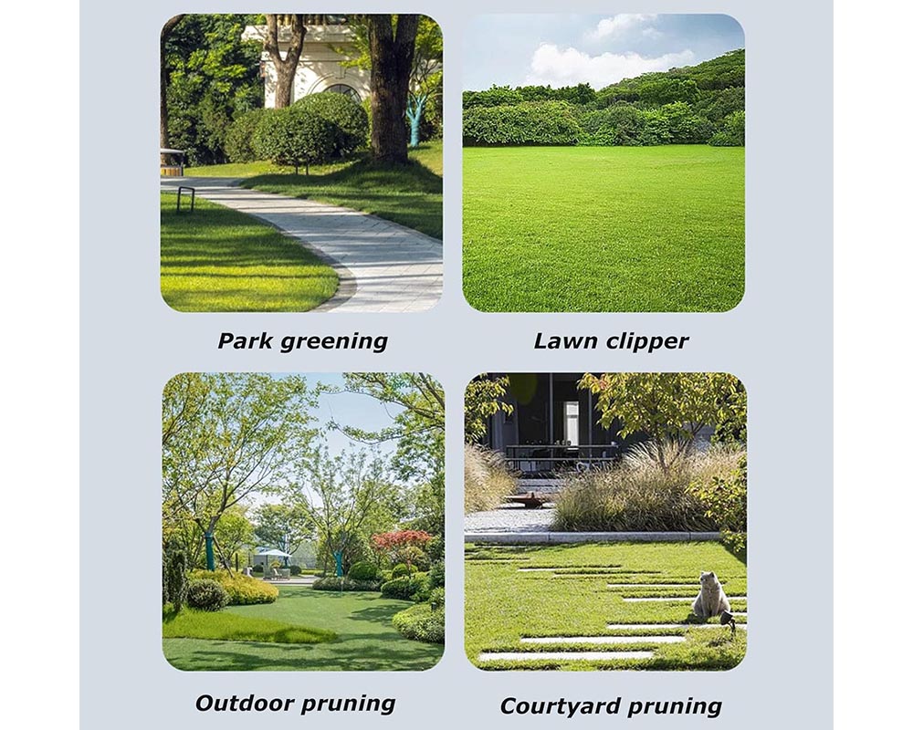 Foldable Cordless Strimmer 21V Electric Lawn Trimmer Adjustable Telescopic Grass Cutter