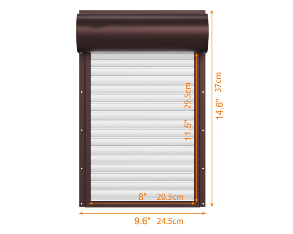 Chicken Coop Door Automatic Run - Solar Powered with Timer, Light Sensor, Remote Control, and Manual Modes