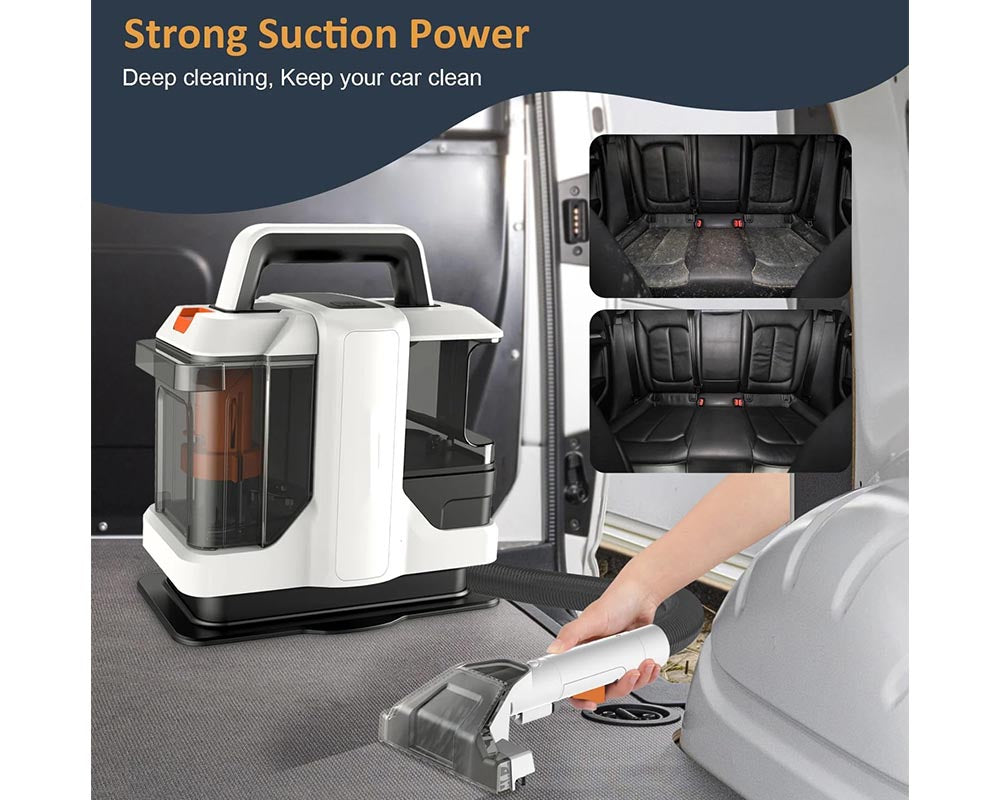 Portable Carpet Cleaner Machine with Dual Brush Head