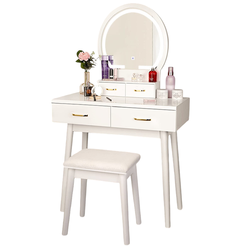 Dressing Table With LED Mirror