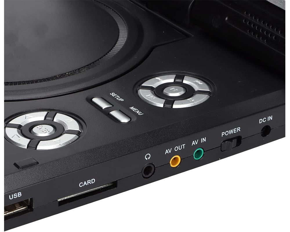 Portable DVD Player 7.8 Inch HD TV Home & Car DVD Player with USB, FM, Game Function