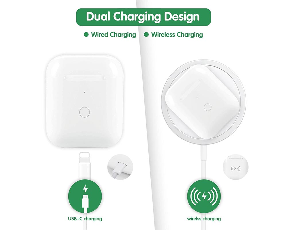 Wireless Charging Case Compatible with AirPods 1 & 2