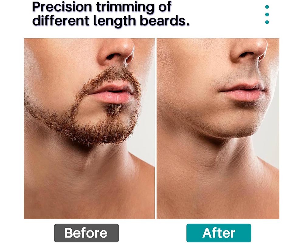 Men's Beard Trimmer, 20 Length Adjustable Blade Wheel