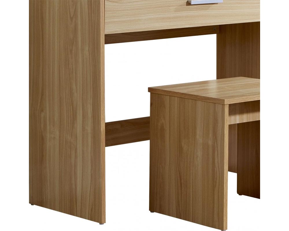 CURA Dressing Table with Stool – Elegant Makeup Vanity & Compact Desk