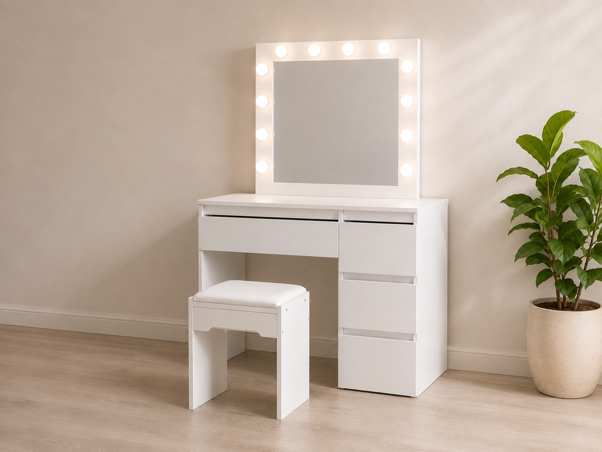 Dressing Table with HD Mirror Vanity