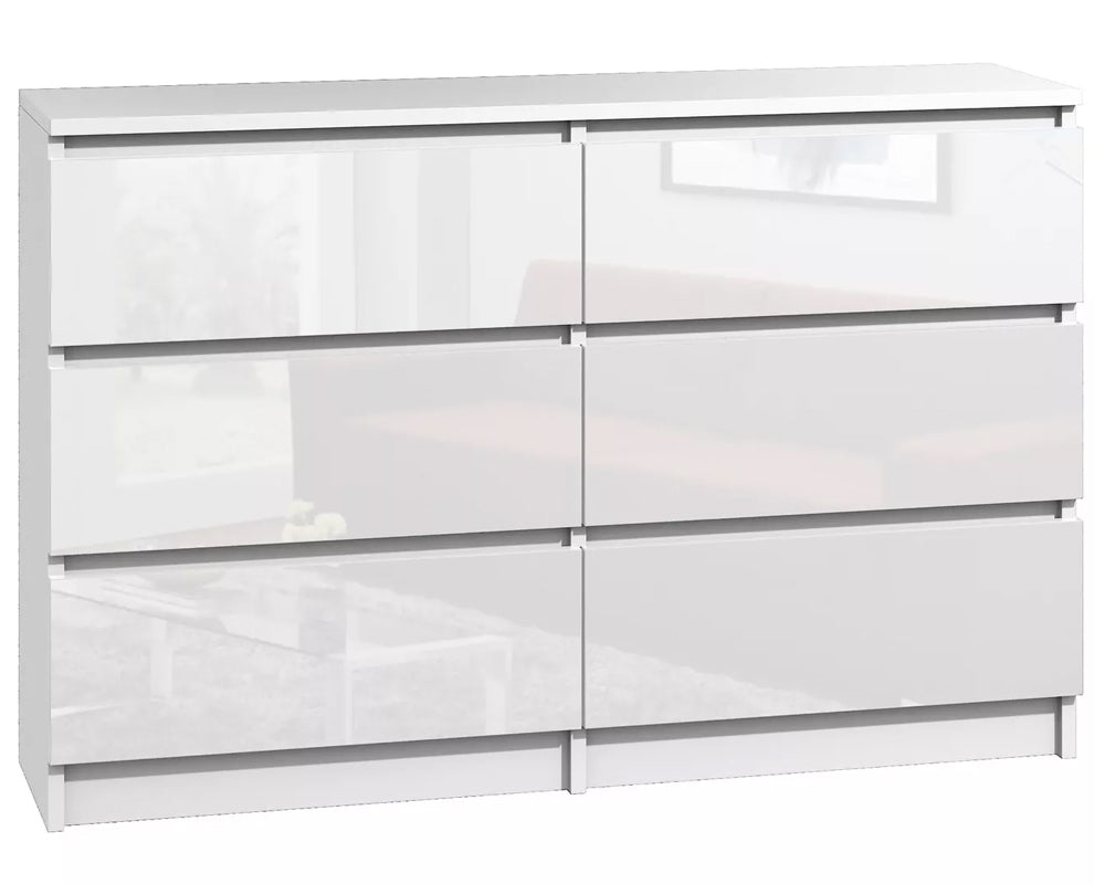 Tallboy Dresser 6 Chest Of Drawers Storage Cabinet