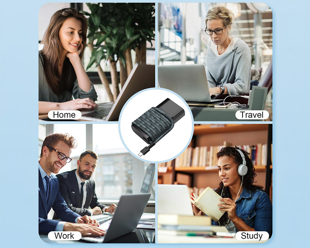 65W HP Laptop Charger USB C