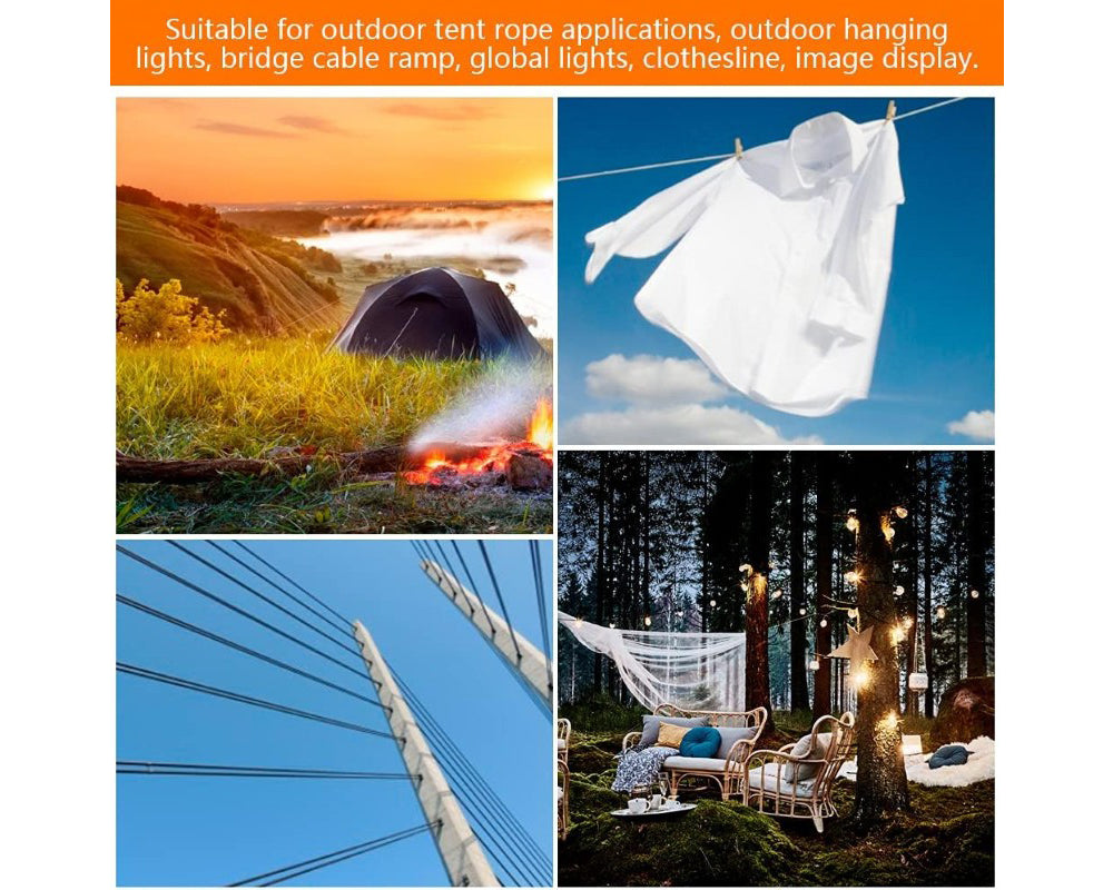 30M Stainless Steel Wire Rope Cable Kit