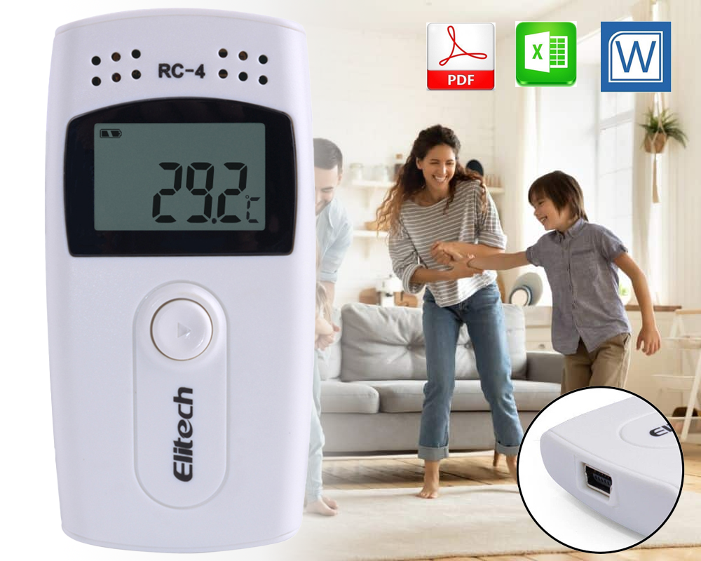 Mini USB Humidity Temperature Data Logger RH TEMP Datalogge