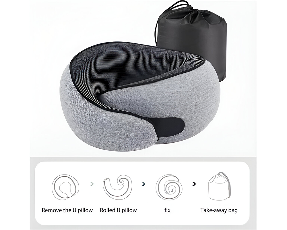 Memory Foam Travel Pillow