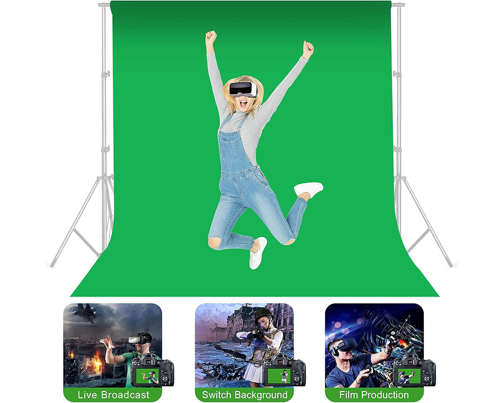 Photography Background Stand with 3 Backdrops Kit – Professional Portable Studio Setup