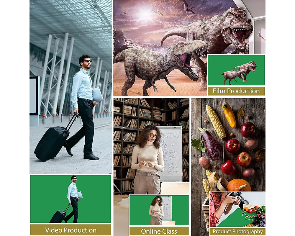 Photography Background Stand with 3 Backdrops Kit – Professional Portable Studio Setup