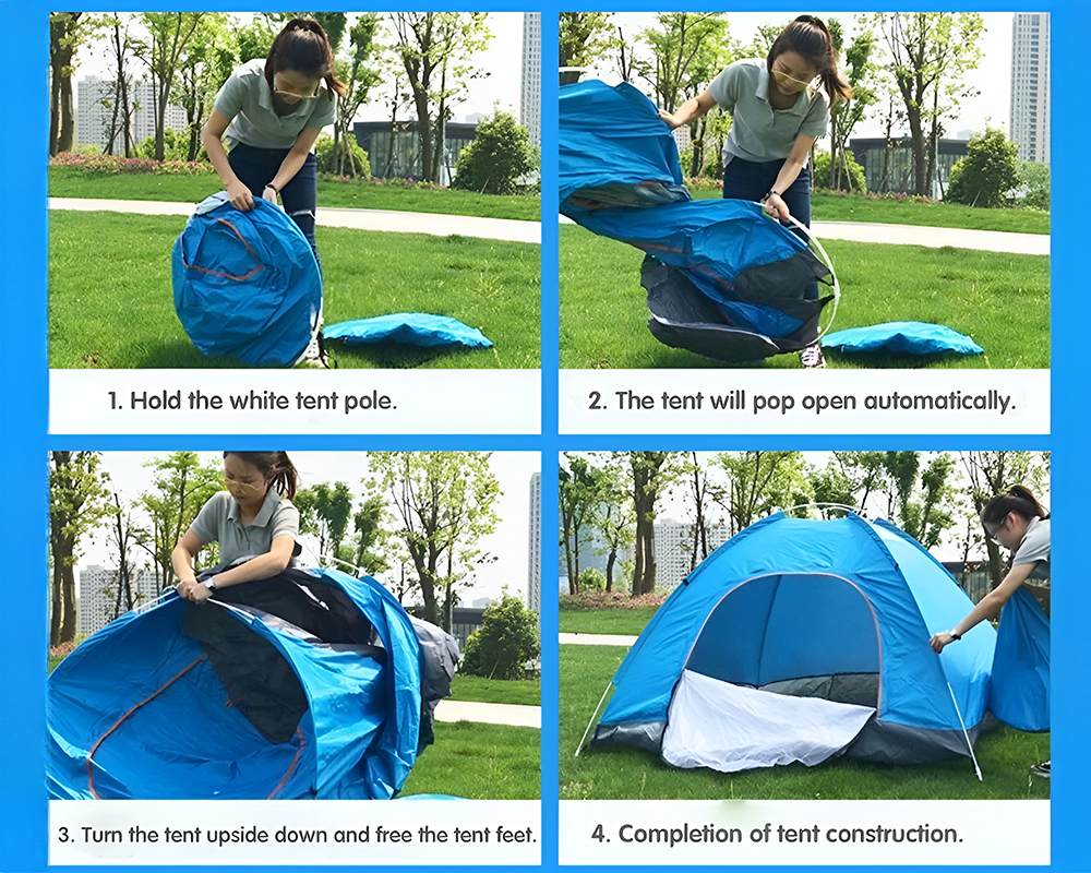Camping Tent Pop Up 2 Person – Waterproof Portable Camping Tent