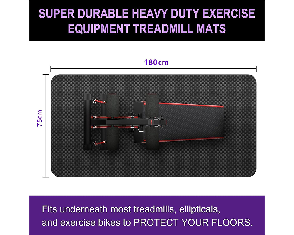 Treadmill Mat – Heavy-Duty Protective Floor Mat (75 x 180 cm)