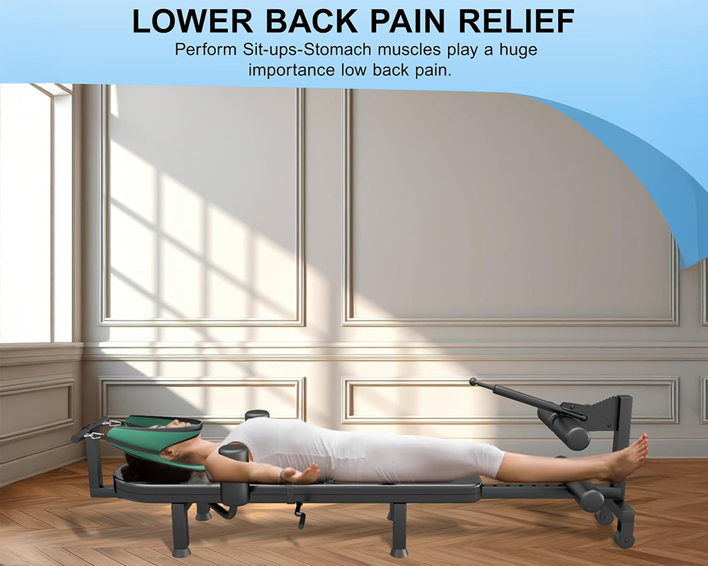 Full Body Traction Bed Portable Cervical and Lumbar Traction Table