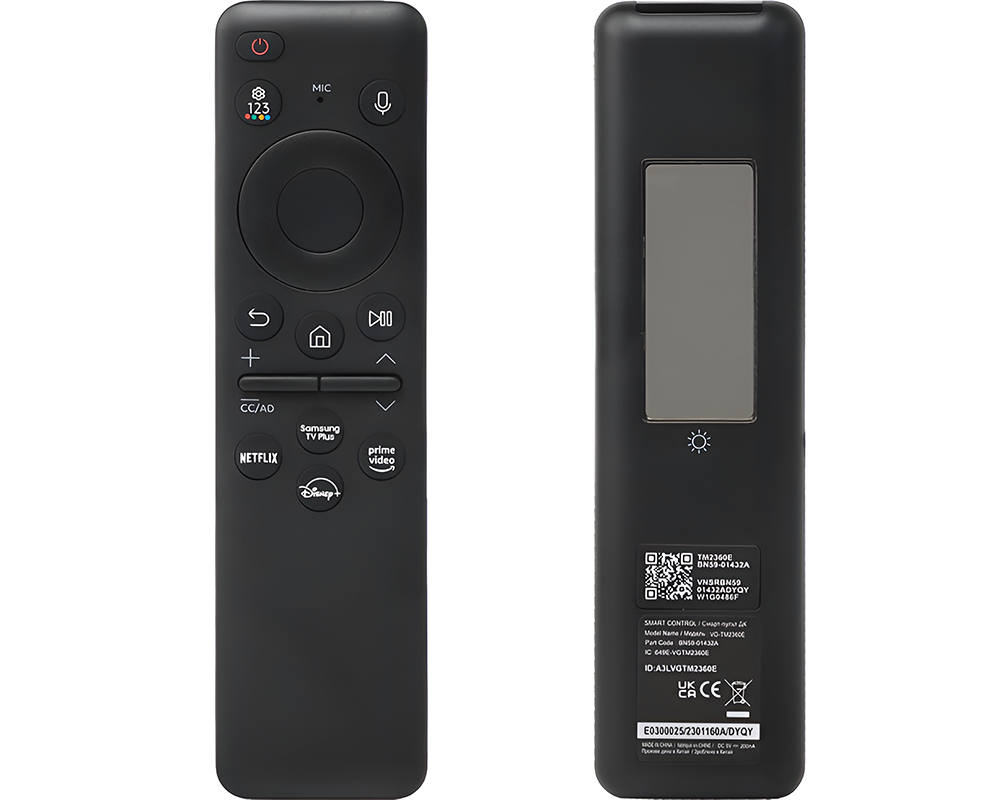 Replacement Samsung TV Remote Solar Powered with voice Control