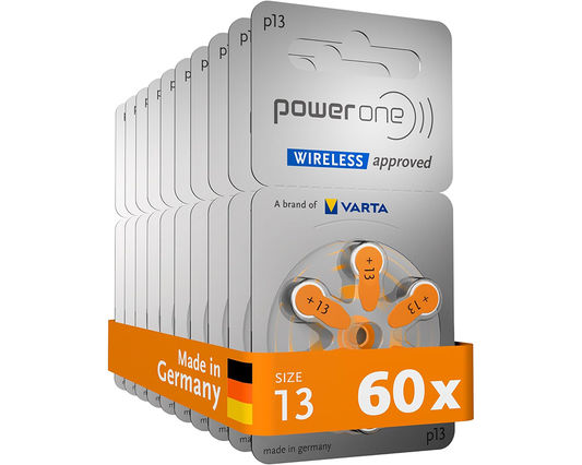 Power One P13 Hearing Aid Batteries