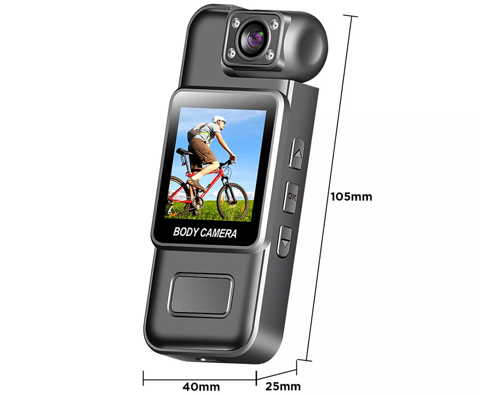 Body Camera WiFi HD Recorder – Night Vision Security Body Camera 1080P