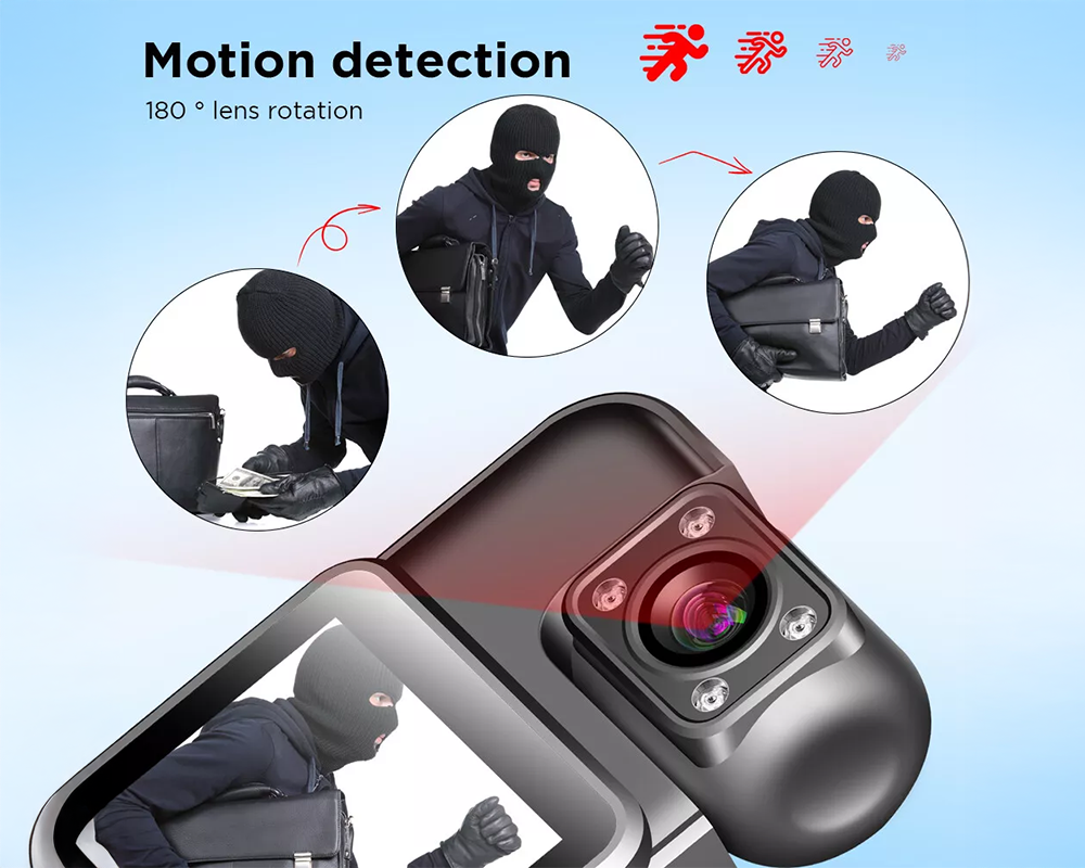 Body Camera WiFi HD Recorder – Night Vision Security Body Camera 1080P