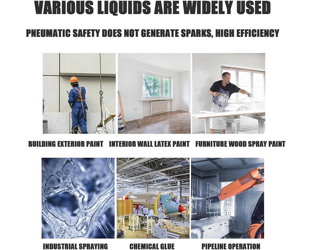 15 Lt Pressure Pot Set Spray Gun Tank Hose Gauge DIY House Paint Air Tools