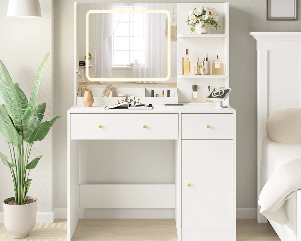 Vanity Dressing Table with LED Lights