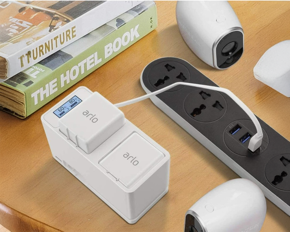 Arlo Pro Battery Charger – Dual Slot High-Speed Charging Dock for Arlo Pro / Pro 2 / Go