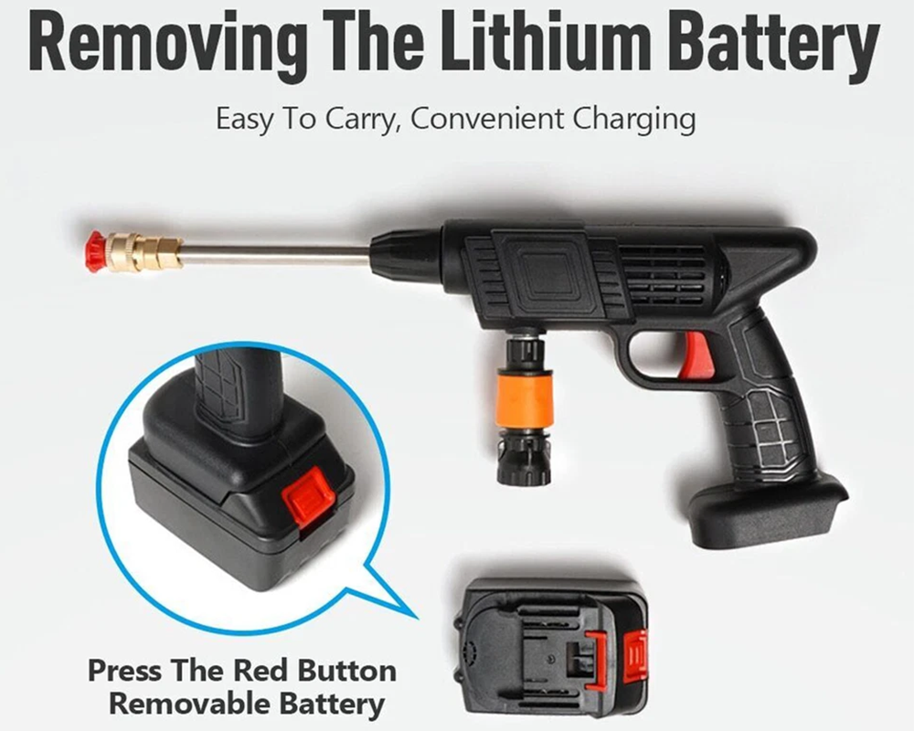 High Pressure Washer Gun Rechargeable