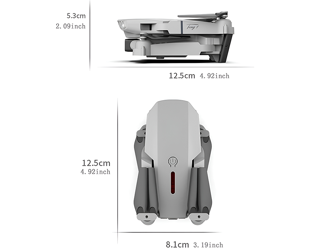 Drone With Camera and Battery