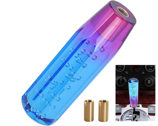 Crystal Shift Knob 20cm – Blue Purple Crystal Shift Knob Gear Stick