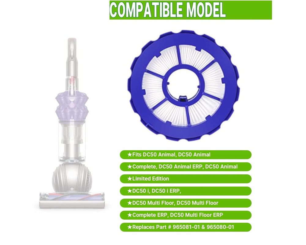 Post Motor HEPA Filter for Dyson DC50 – Compatible Post Motor HEPA Filter